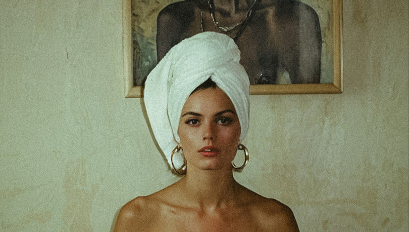 Aeon Skin customer wearing luxury face oil with Bakuchiol